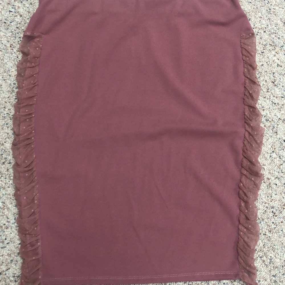 NWT Curvy Girl size 4X mauve pencil skirt